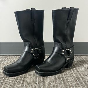 Frye Leather Biker Boots - Vintage
